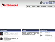 Tablet Screenshot of betamakina.com